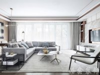 現(xiàn)代輕奢家居裝修裝飾室內設計效果-D221-1
